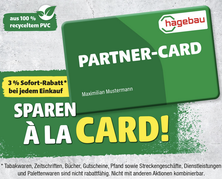 Partner Card hagebaumarkt Stutensee